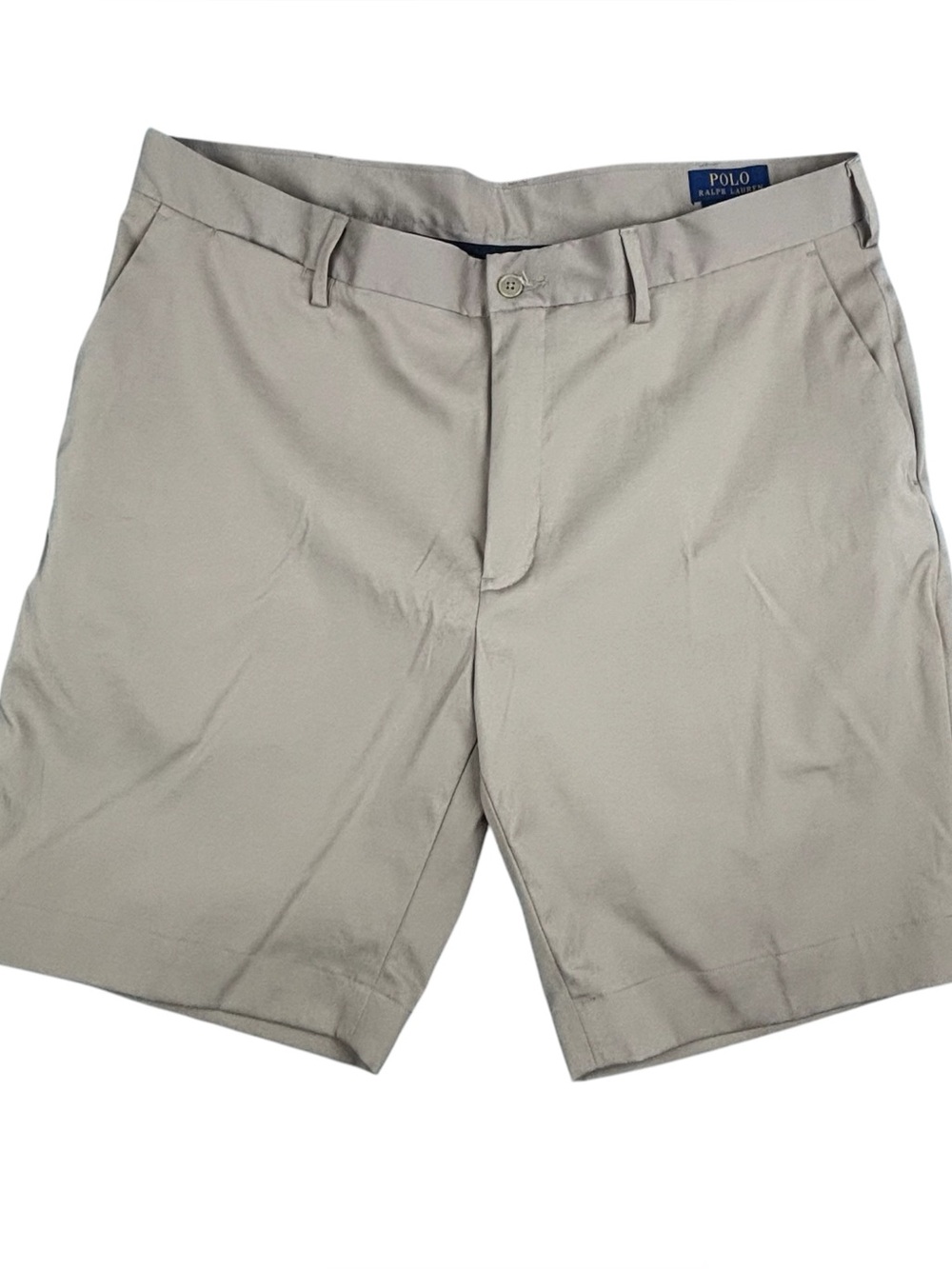 Polo Ralph Lauren Shorts Mens 38 Beige Brown Performance Stretch‎ Classic Fit